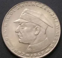 Polska 10 złotych 1967 - Karol Świerczewski - Walter - stan 1/2 — ujęcie 3