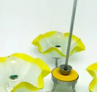 POP-ART - żyrandol klosze kwiaty — ujęcie 3
