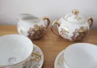 Porcelana Chińska Zestaw Kawowy bardzo cienka porcelana — ujęcie 3