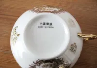 Porcelana Chińska Zestaw Kawowy bardzo cienka porcelana — ujęcie 5
