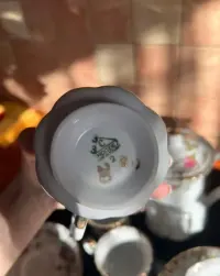 Porcelana Chodzież zielony napis — ujęcie 3