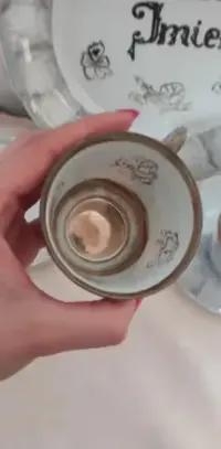 Porcelana Wałbrzych grawer, PRL — ujęcie 2