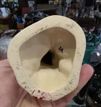 Porcelanowa, ceramiczna figurka bociana - Vintage Prl — ujęcie 4