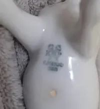 Porcelanowa figurka koń Ilmenau GDR — ujęcie 4
