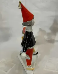 Porcelanowa figurka para Pierrotów, Hollohaza — ujęcie 3