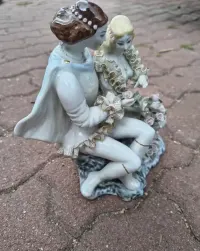 Porcelanowa figurka retro vintage Apulum — ujęcie 2