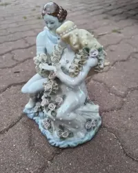 Porcelanowa figurka retro vintage Apulum — ujęcie 3