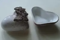 Porcelanowe puzderko z motylami / porcelana / ceramika / puzderko — ujęcie 4