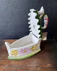 Porcelanowe żelazko - pojemnik vintage od Bassano del Grappa, Italy — ujęcie 4