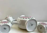 Porcelanowy serwis do kawy/herbaty "Lubiana" lata 60. PRL, vintage — ujęcie 4