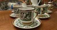 Porcelanowy serwis kawowy PRL klasyka — ujęcie 2