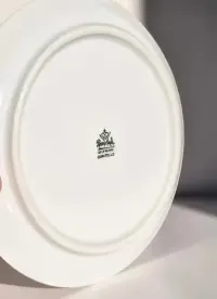 Porcelanowy vintage talerzyk Rosenthal Donatello z różą — ujęcie 2