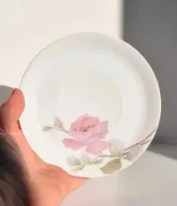 Porcelanowy vintage talerzyk Rosenthal Donatello z różą — ujęcie 4