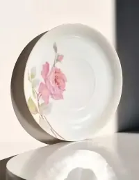 Porcelanowy vintage talerzyk Rosenthal Donatello z różą — ujęcie 5