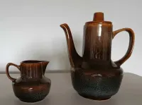porcelit Mirostowice Agat dzbanek mlecznik  (kpl.) 1968 PRL — ujęcie 4