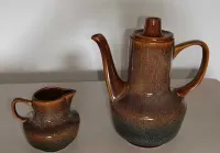 porcelit Mirostowice Agat dzbanek mlecznik  (kpl.) 1968 PRL — ujęcie 5