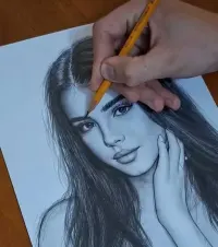 Portret ze zdjęcia | Rysunek ołówkiem | Prezent — ujęcie 3