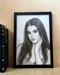 Portret ze zdjęcia | Rysunek ołówkiem | Prezent — ujęcie 4