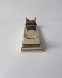 Posrebrzana podstawka stojak na tubę lub inny przedmiot 12,5cm — ujęcie 5