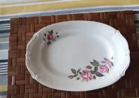 Prl półmisek porcelana Chodzież róże — ujęcie 2