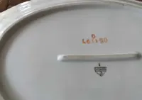 Prl półmisek porcelana Chodzież róże — ujęcie 4
