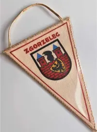 Proporczyk Zgorzelec Herb Polska Orzeł bez korony — ujęcie 2