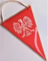 Proporczyk Zgorzelec Herb Polska Orzeł bez korony — ujęcie 4
