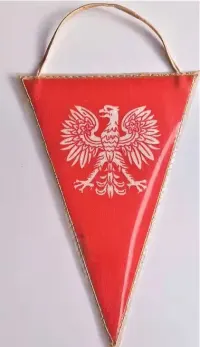 Proporczyk Zgorzelec Herb Polska Orzeł bez korony — ujęcie 5