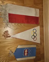 Proporczyki prl olimpiada Innsbruck Montreal komitet olimpijski — ujęcie 2