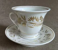 Przedwojenna, bardzo duża, porcelanowa filizanka — ujęcie 5