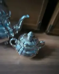 Przepiękny porcelanowy środek stołu okuty WMF — ujęcie 4