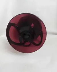 Puchar kielich makora mała 19 cm fiolet Krosno — ujęcie 5