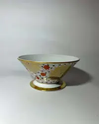 Ręcznie malowana porcelanowa bomboniera art deco Bavaria Ullersricht-Weiden lata 20 antyk vintage — ujęcie 5