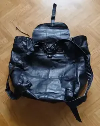 Rękodzieło  skórzany plecak  nowy   . — ujęcie 4