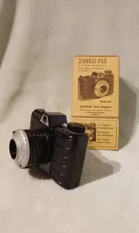 Retro fotoaparat  MODELL P56 Exportmodell (1956) + BOX | Sprawny! — ujęcie 3