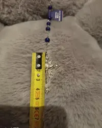 Rózaniec granatowy jak nowy 51cm — ujęcie 4