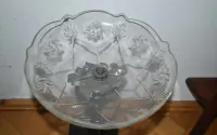 Secesyjna patera z jagodami, 1900 rok, Plewkiewicz, plater, kryształ — ujęcie 4