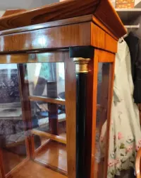 Serwantka, biblioteka, meble, biedermeier, antyk. — ujęcie 5