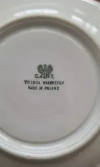 Serwis do herbaty stara porcelana sygn CARL TIELSH WAŁBRZYCH XX wiek — ujęcie 2