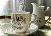 Serwis do kawy na 12 osób, porcelana, zabytkowy, Rorstrand 1920 rok — ujęcie 3