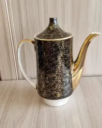 Serwis do kawy Wawel – 6 osób – porcelana PRL – komplet 15 elementów — ujęcie 2