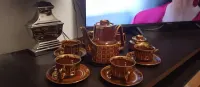 Serwis kawowy z porcelany Pruszków,Asłanowicz porcelana  filiżanki — ujęcie 2
