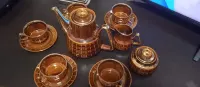 Serwis kawowy z porcelany Pruszków,Asłanowicz porcelana  filiżanki — ujęcie 5