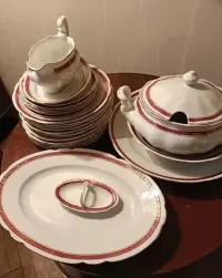 Serwis porcelanowy obiadowy Ćmielów PRL — ujęcie 2