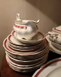 Serwis porcelanowy obiadowy Ćmielów PRL — ujęcie 5