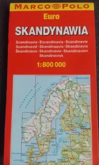 Skandynawia mapa — ujęcie 2
