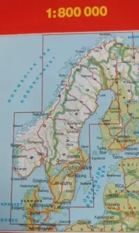 Skandynawia mapa — ujęcie 3