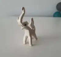 Słoń * na szczęście * słonik figurka szklana hand made szkło  NOWA — ujęcie 2