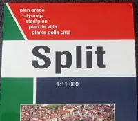 Split mapa plan miasta — ujęcie 4