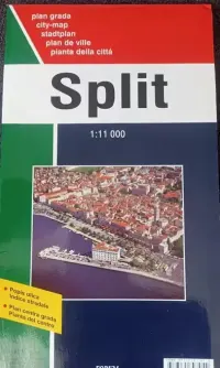 Split mapa plan miasta — ujęcie 2